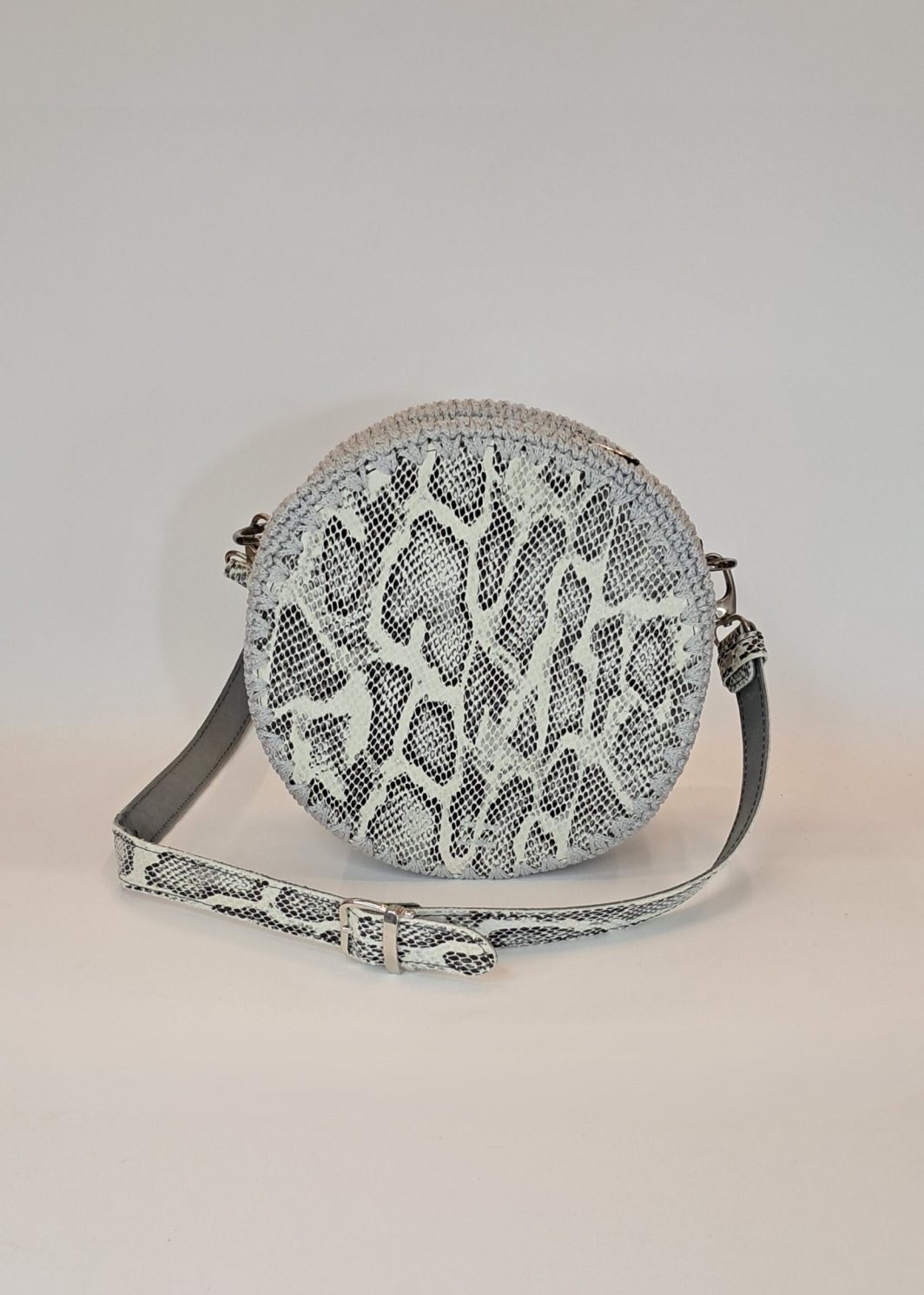 Πλεκτή τσάντα βαρελάκι