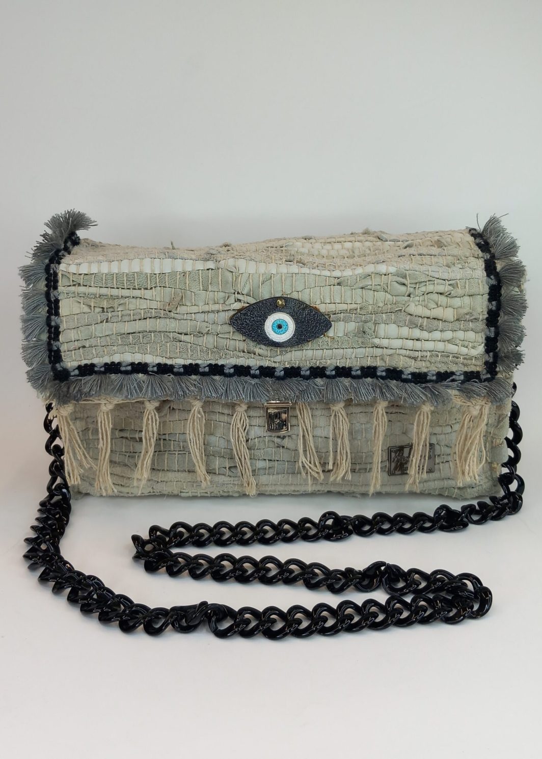 Δερμάτινη τσάντα ώμου - boho