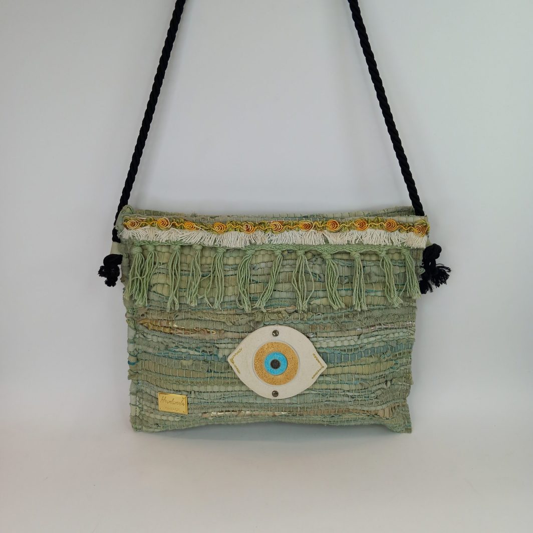 Δερμάτινη mini τσάντα ώμου boho - Image 3