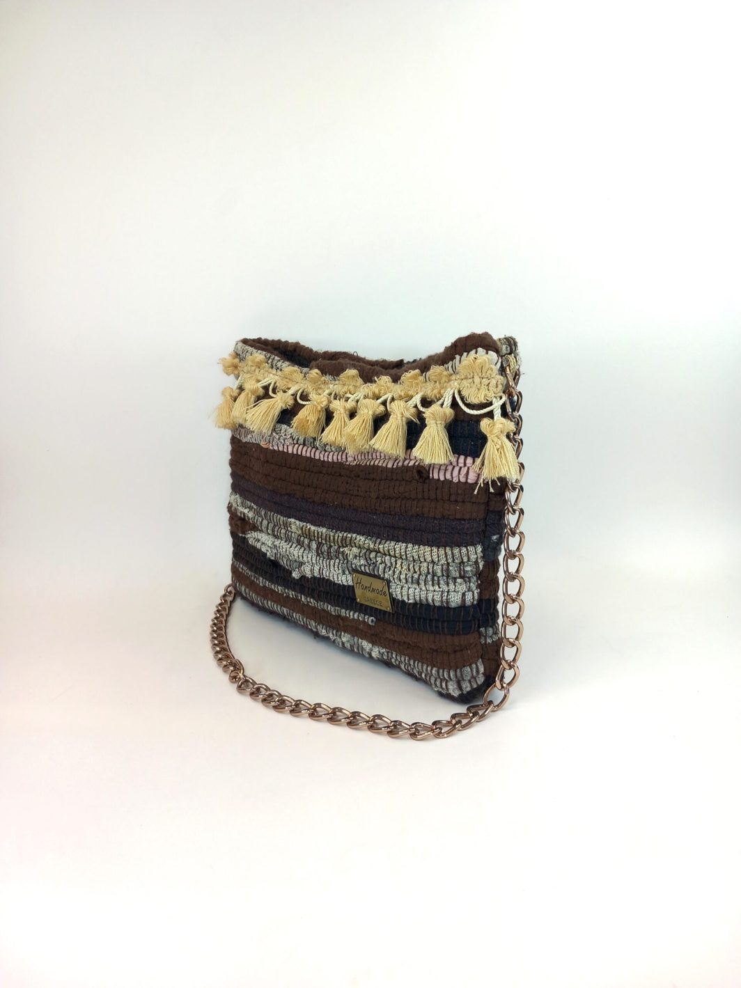 Υφασμάτινη mini τσάντα ώμου - boho - Image 2