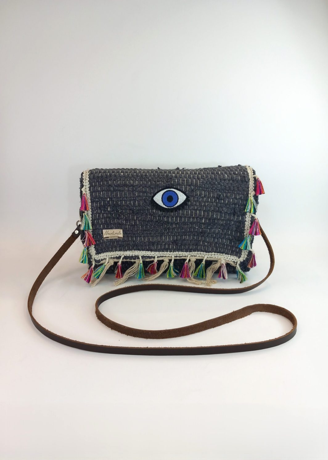 Υφασμάτινη mini τσάντα ώμου - boho