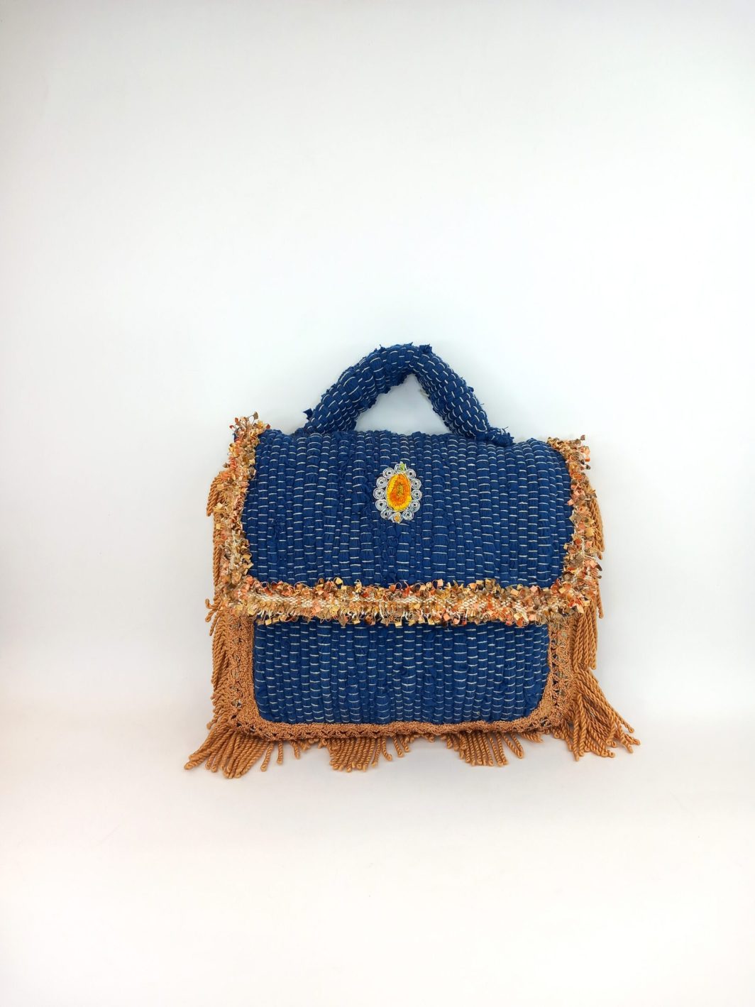 Υφαντή mini τσάντα χειρός - boho - Image 3