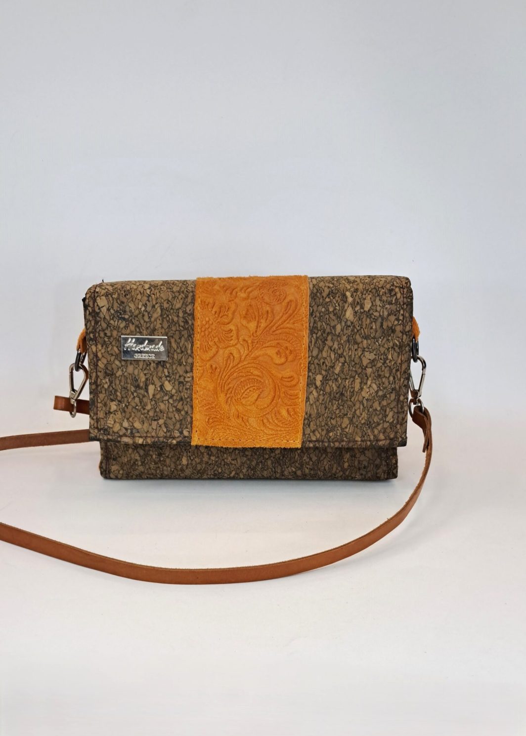 Δερμάτινη mini τσάντα ώμου