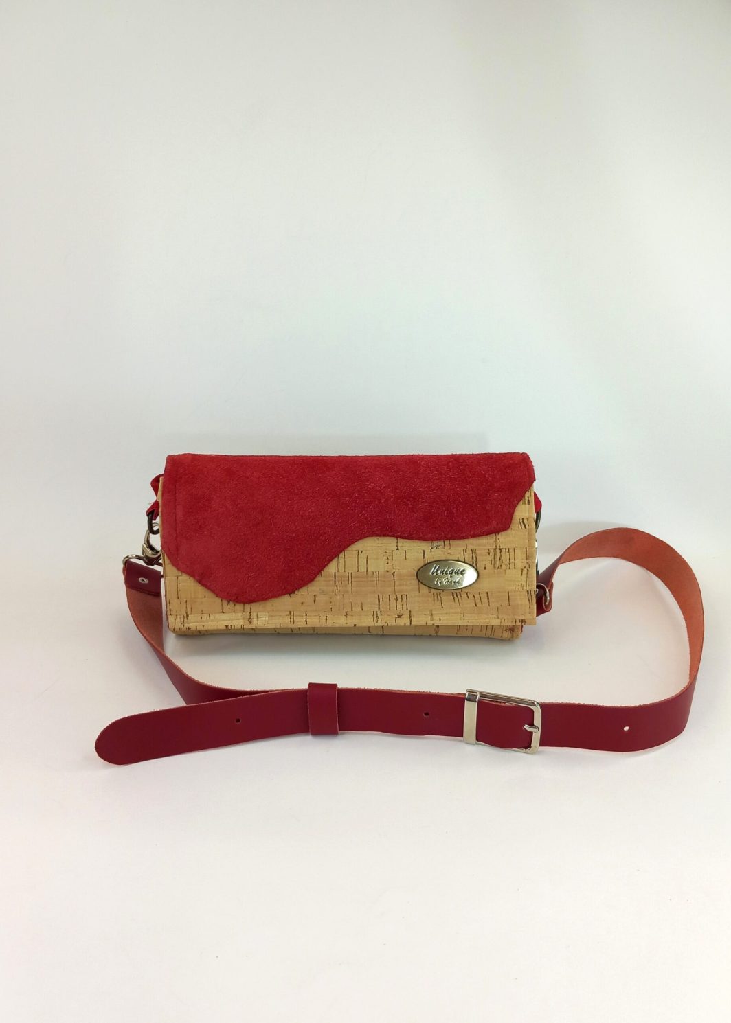 Δερμάτινη mini τσάντα ώμου