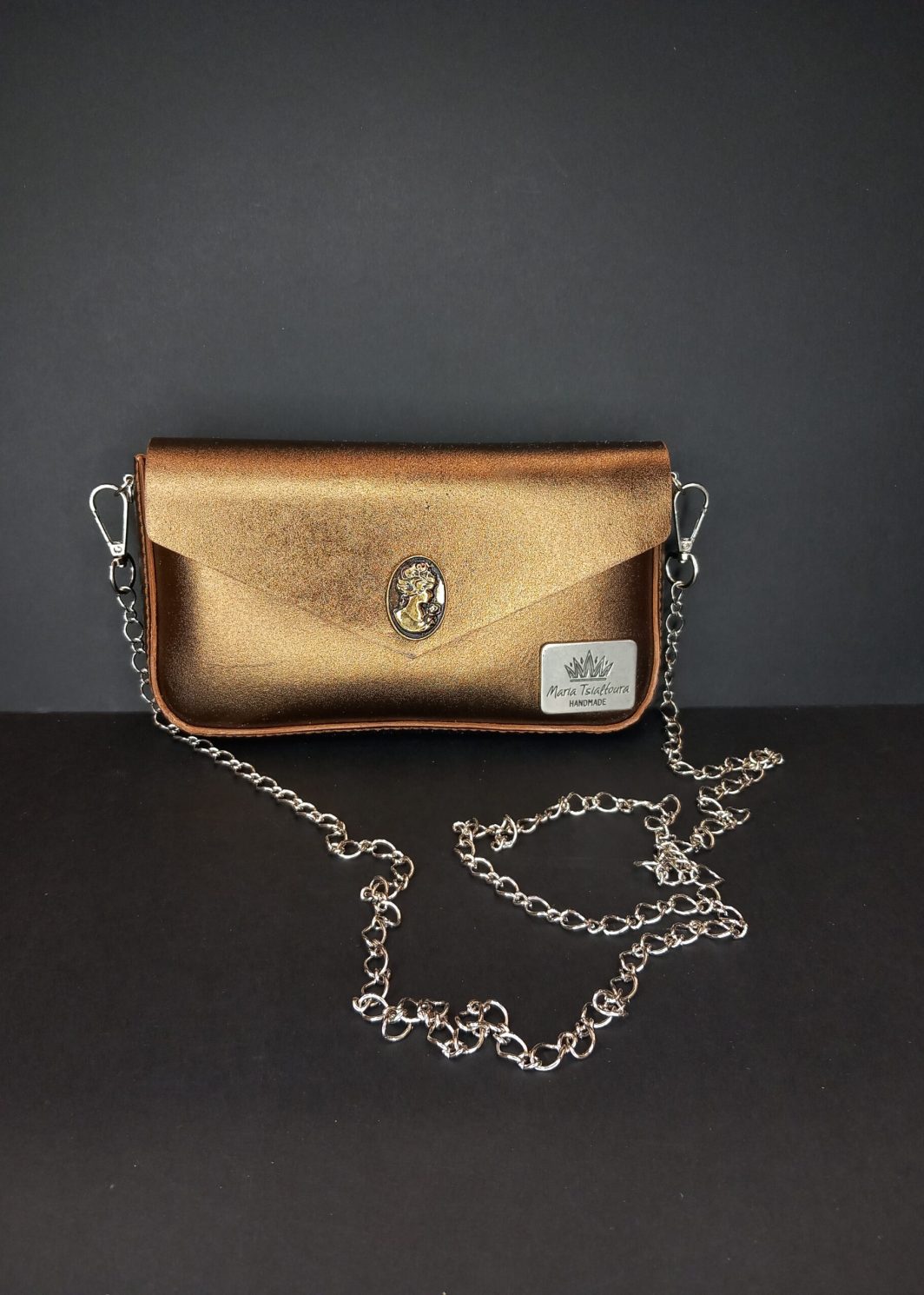 Δερμάτινη τσάντα ώμου - φάκελος