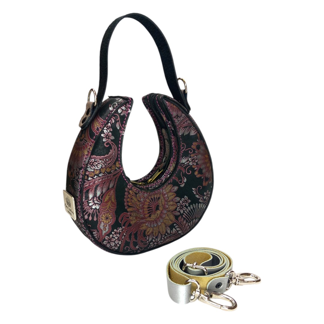 MILA - Χειροποίητη Δερμάτινη Moon Bag - Image 3